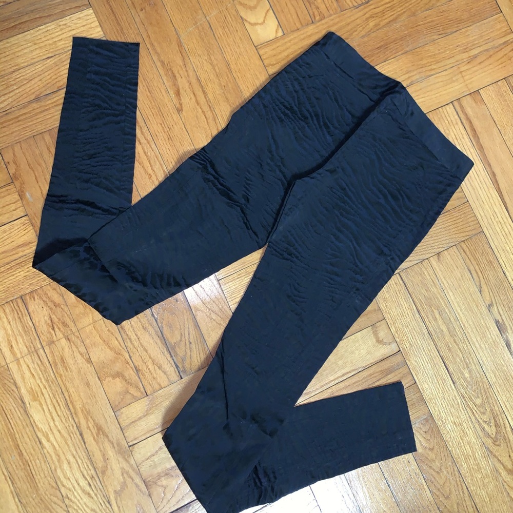 Diane Von Furstenberg animal print navy pants 2